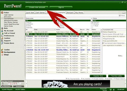 Party Poker First Deposit Bonus Code Instructions